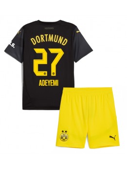 Borussia Dortmund Karim Adeyemi #27 Replika Borta Kläder Barn 2024-25 Kortärmad (+ byxor)